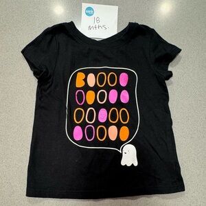 🎃SALE- Girls, 18mth, Halloween tshirt, cat & Jack